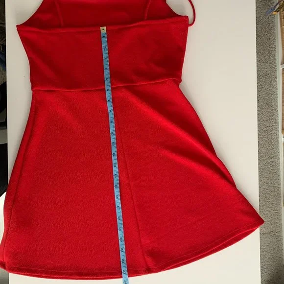 Wild Fable Red Spagetti Dress - Sz M - Picture 10 of 11